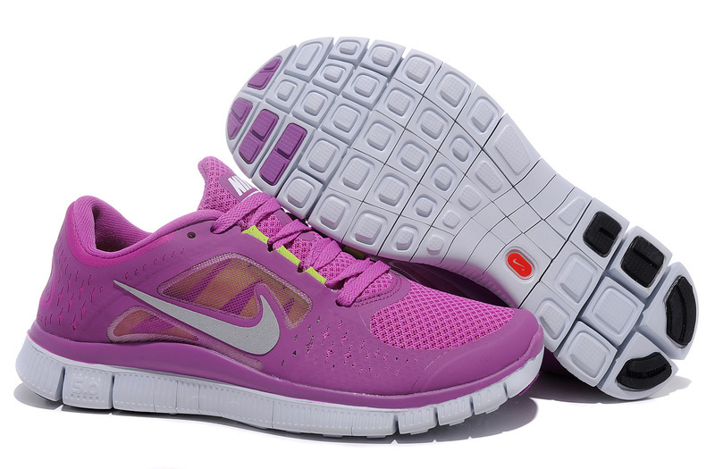Hot Nike Free5.0 Women Shoes Palevioletred/Lightgrey